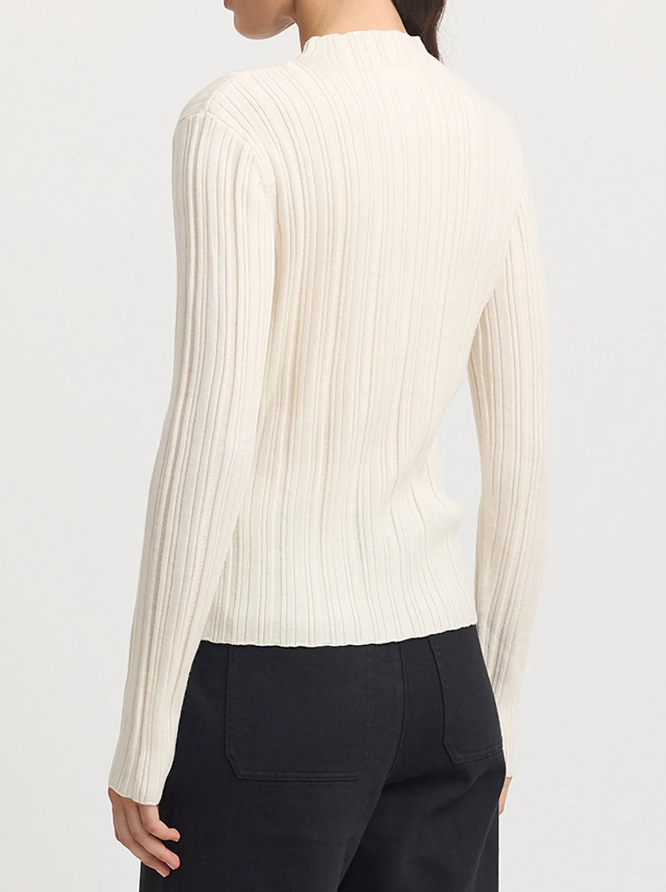 TOORALLIE VARIEGATED RIB CARDI sold by Yeltuor product image thumbnail 3