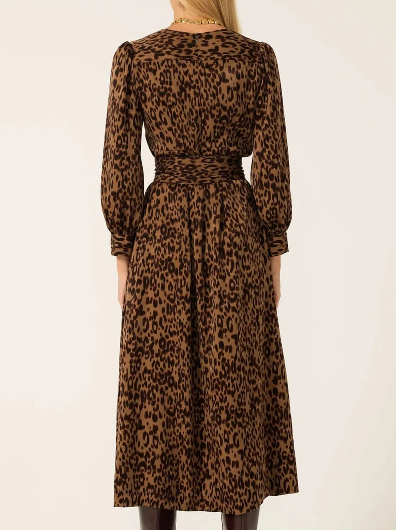 SACHA DRAKE BAUCHART MIDI DRESS sold by Yeltuor product image thumbnail 4