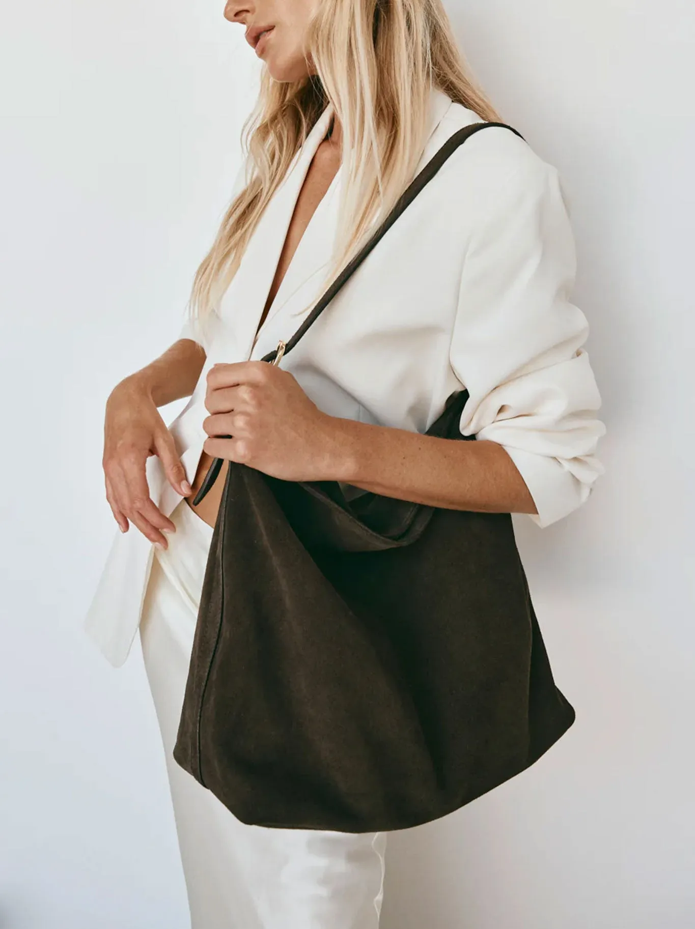 VESTIRSI SAVANNAH SUEDE HOBO BAG sold by Yeltuor product image thumbnail 2