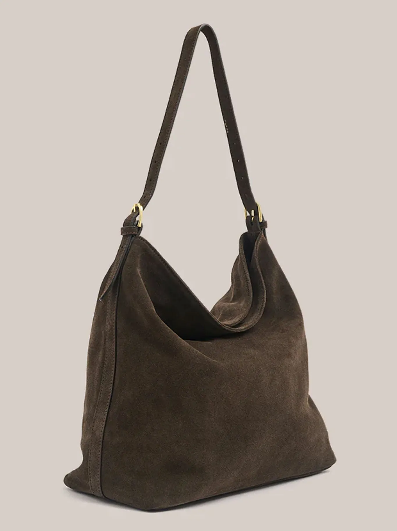 VESTIRSI SAVANNAH SUEDE HOBO BAG sold by Yeltuor product image thumbnail 3