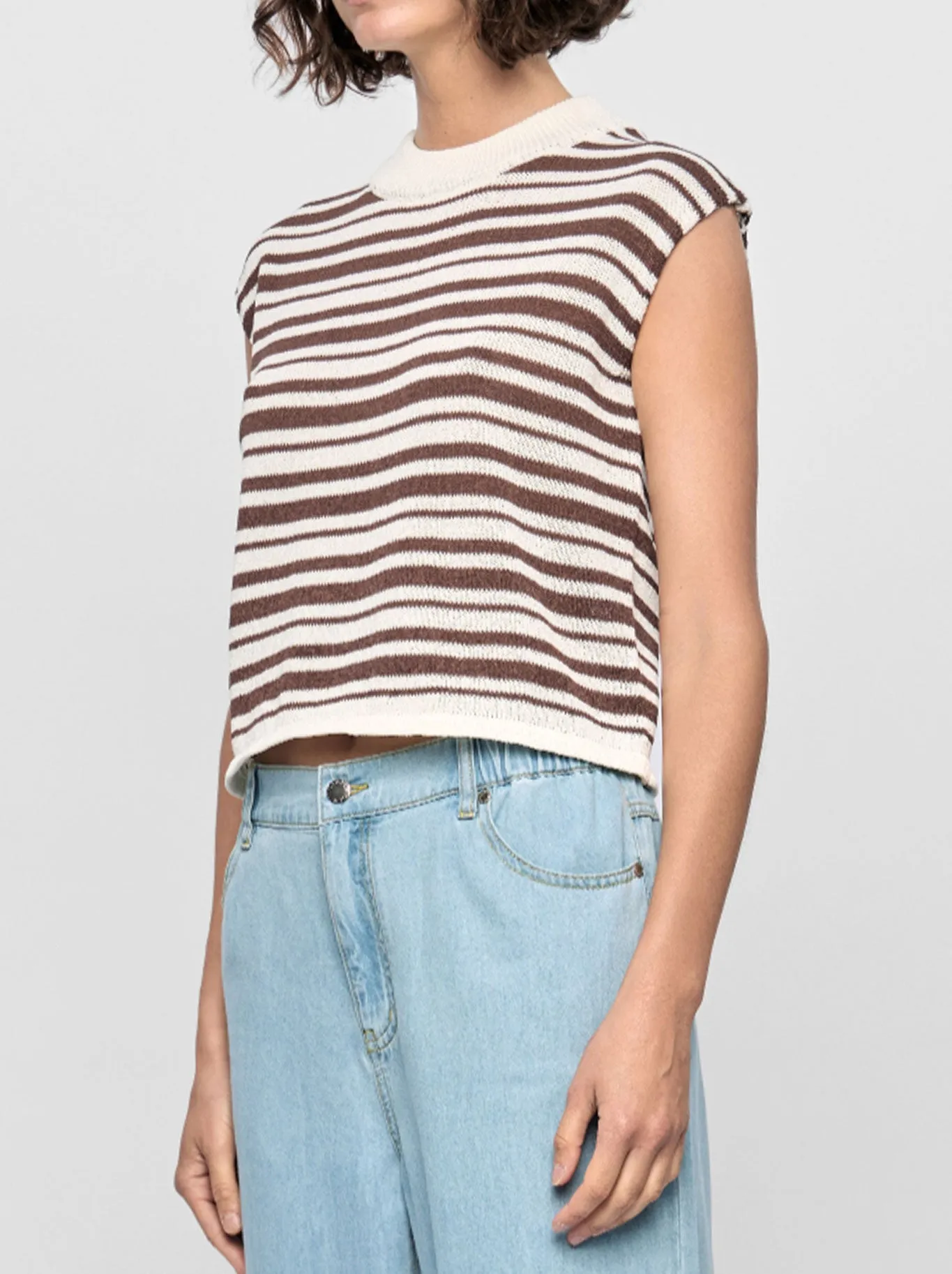 STAPLE THE LABEL PALMER STRIPE KNIT TANK sold by Yeltuor product image thumbnail 2