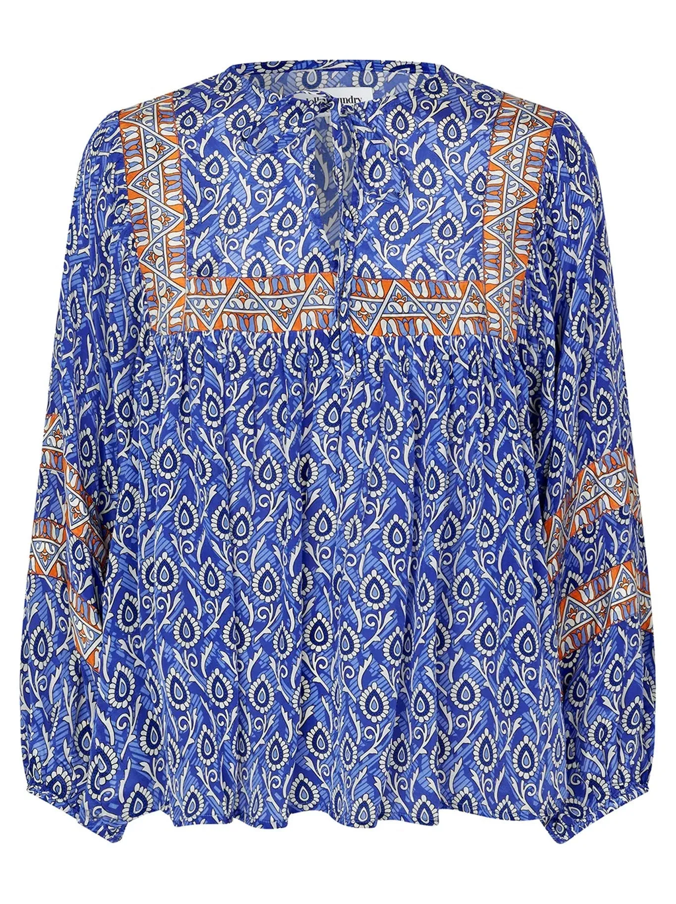 LOLLYS LAUNDRY TEEL BLOUSE sold by Yeltuor product image thumbnail 2