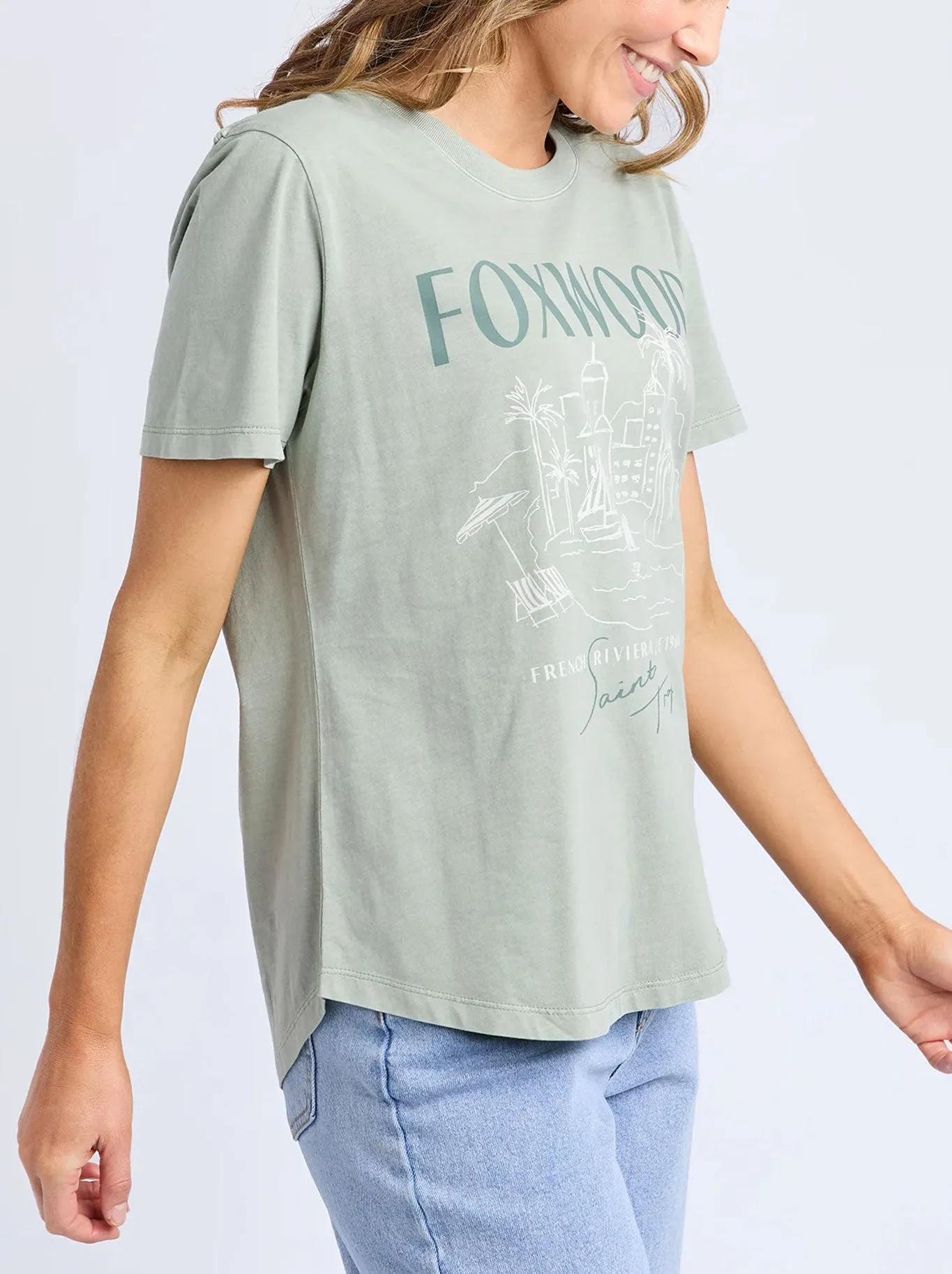 FOXWOOD FRENCH RIVERIA TEE sold by Yeltuor product image thumbnail 2
