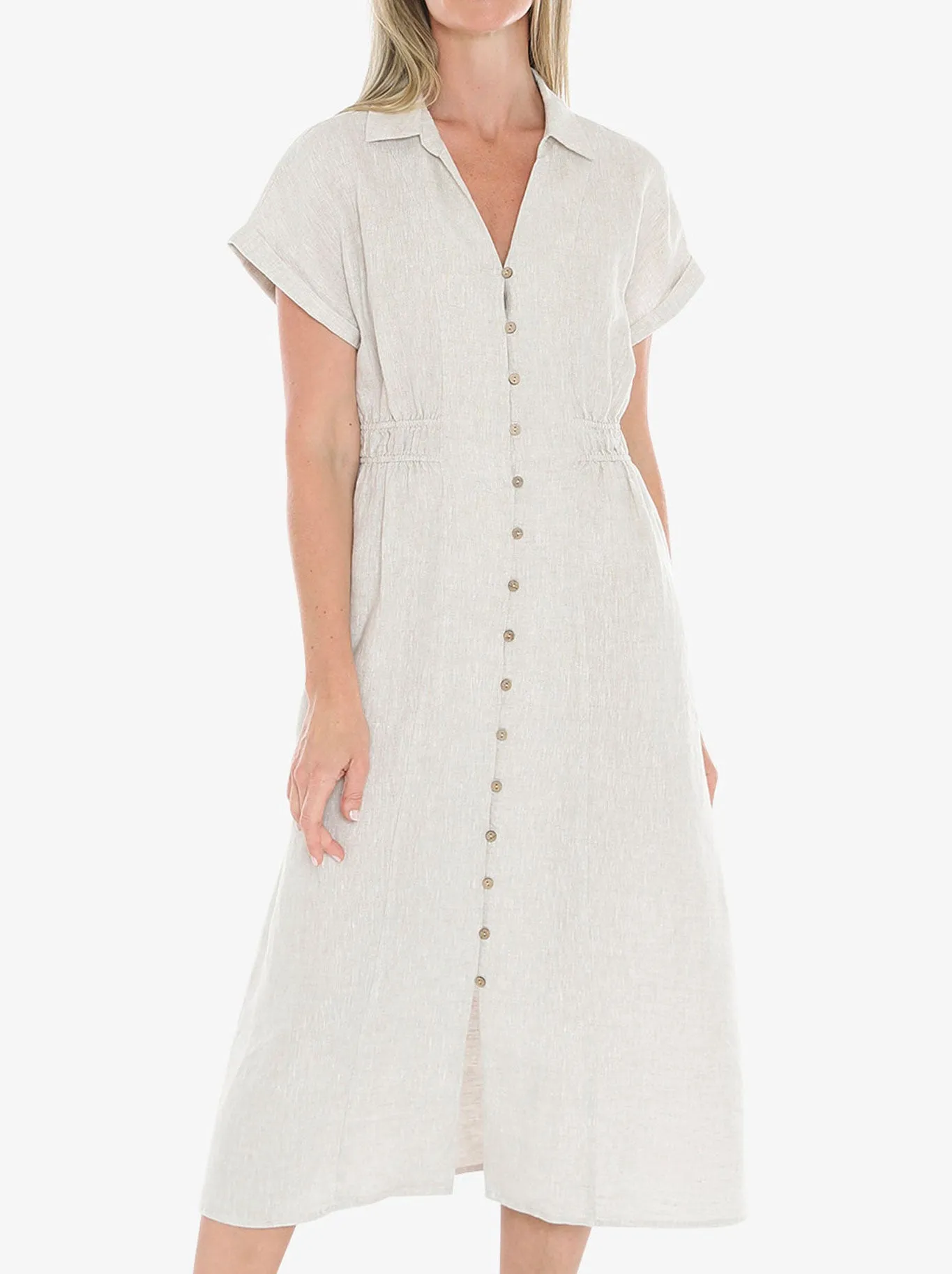 JUMP ELASTIC WAIST DRESS sold by Yeltuor