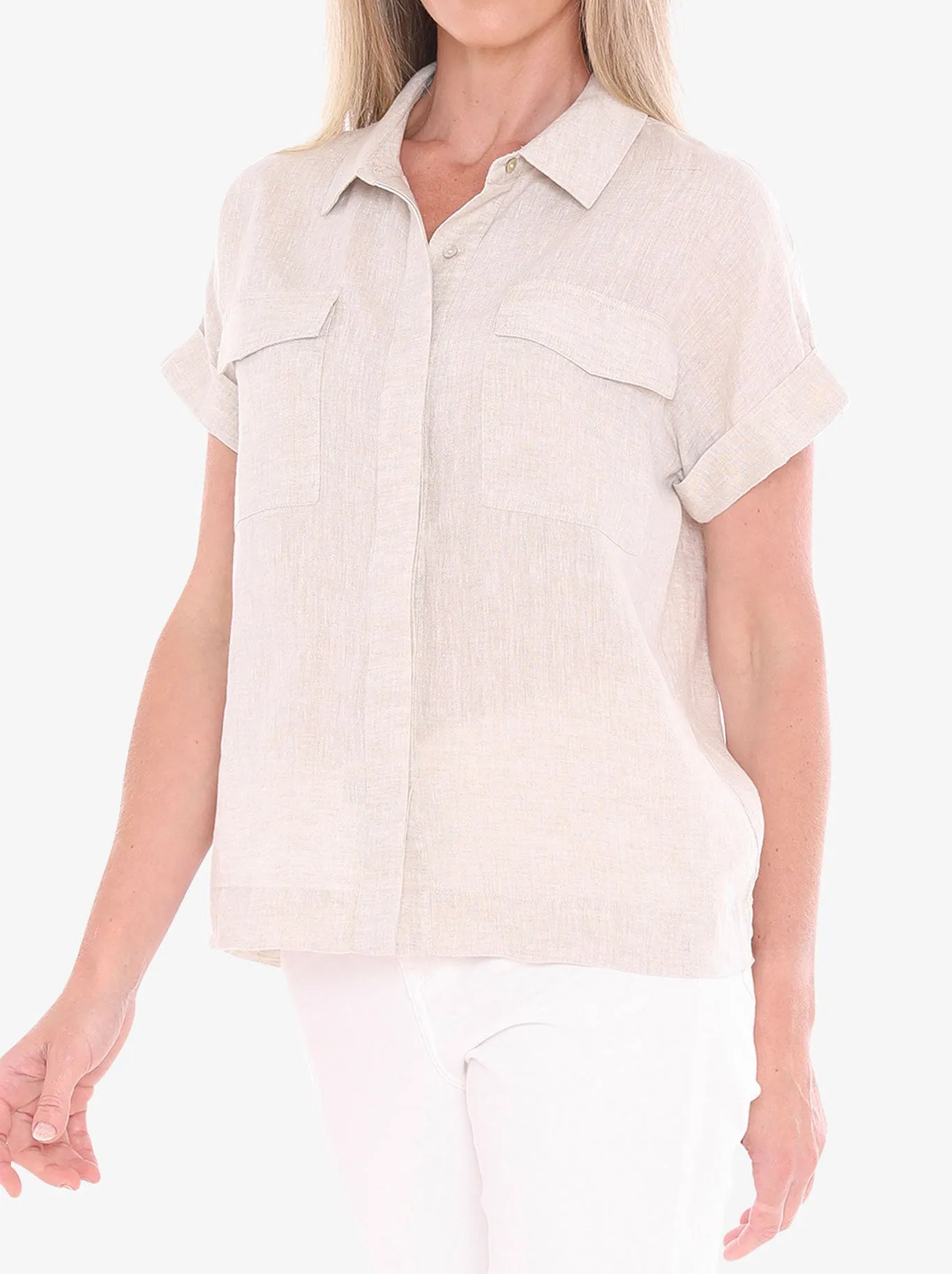 JUMP SHORT SLEEVE TWO POCKET SHIRT sold by Yeltuor product image thumbnail 2