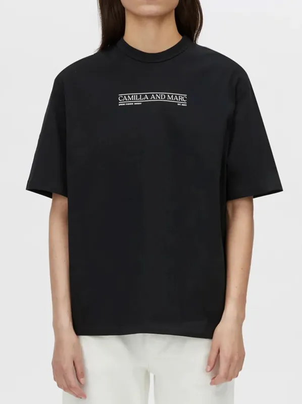 CAMILLA AND MARC RIGEL LOGO TEE sold by Yeltuor
