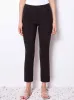 UP! SOLID TEXTURED JACQUARD ANKLE PANT sold by Yeltuor