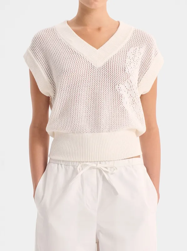 MORRISON CHIARA KNIT VEST sold by Yeltuor