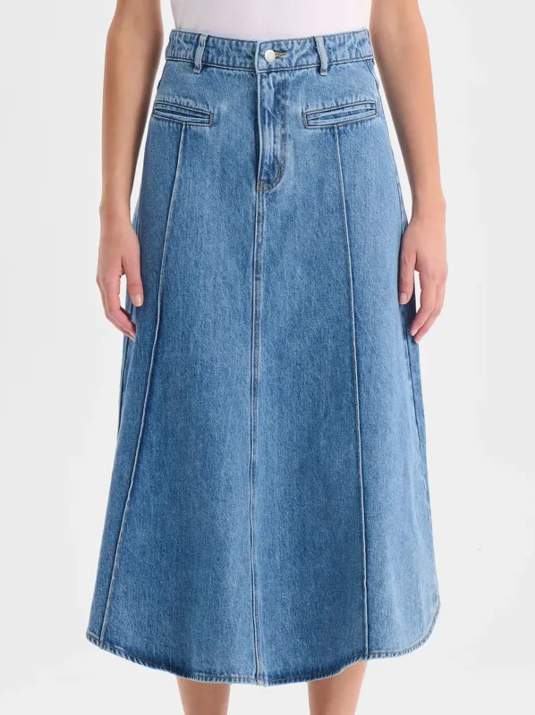 MORRISON JACQUE DENIM SKIRT sold by Yeltuor