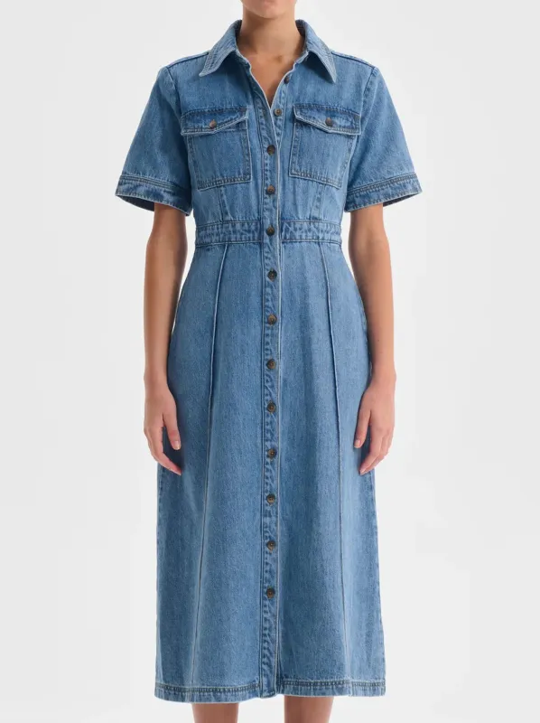 MORRISON JACQUE DENIM SHIRT DRESS sold by Yeltuor