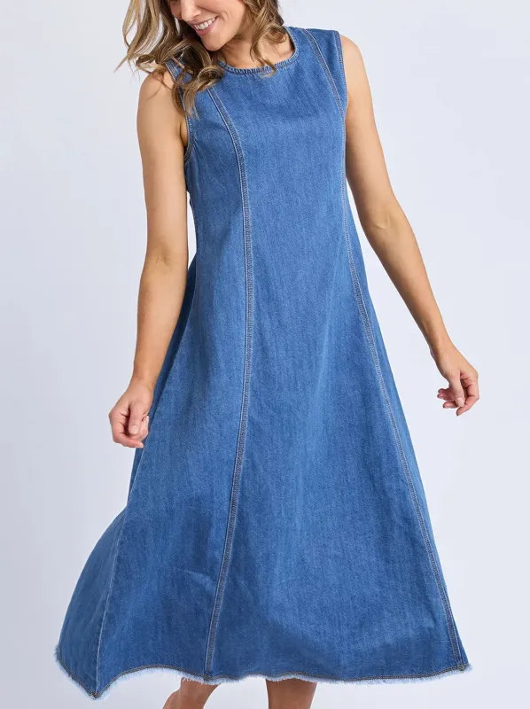 FOXWOOD SOLENE DENIM DRESS sold by Yeltuor