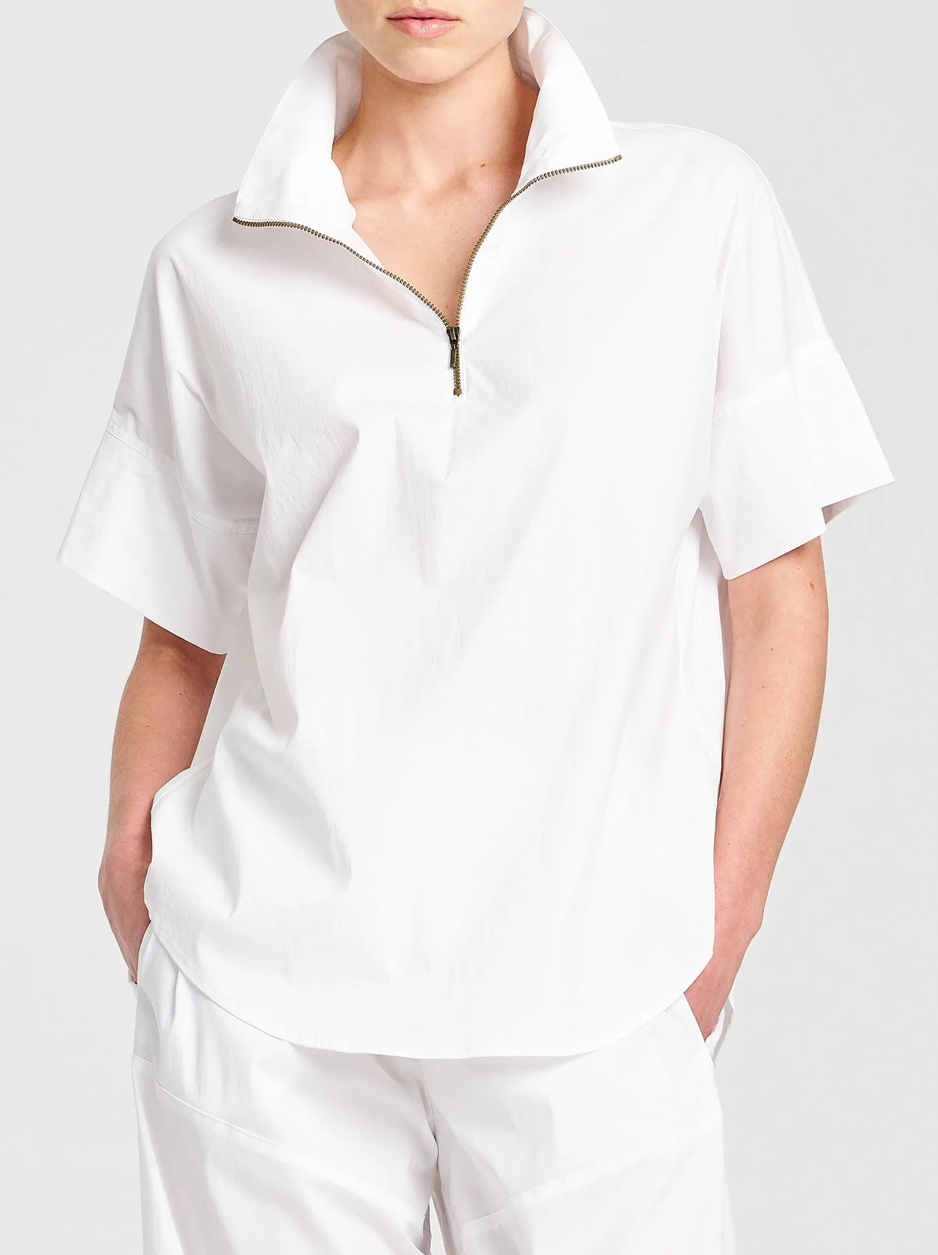 MELA PURDIE HALF ZIP SHIRT sold by Yeltuor