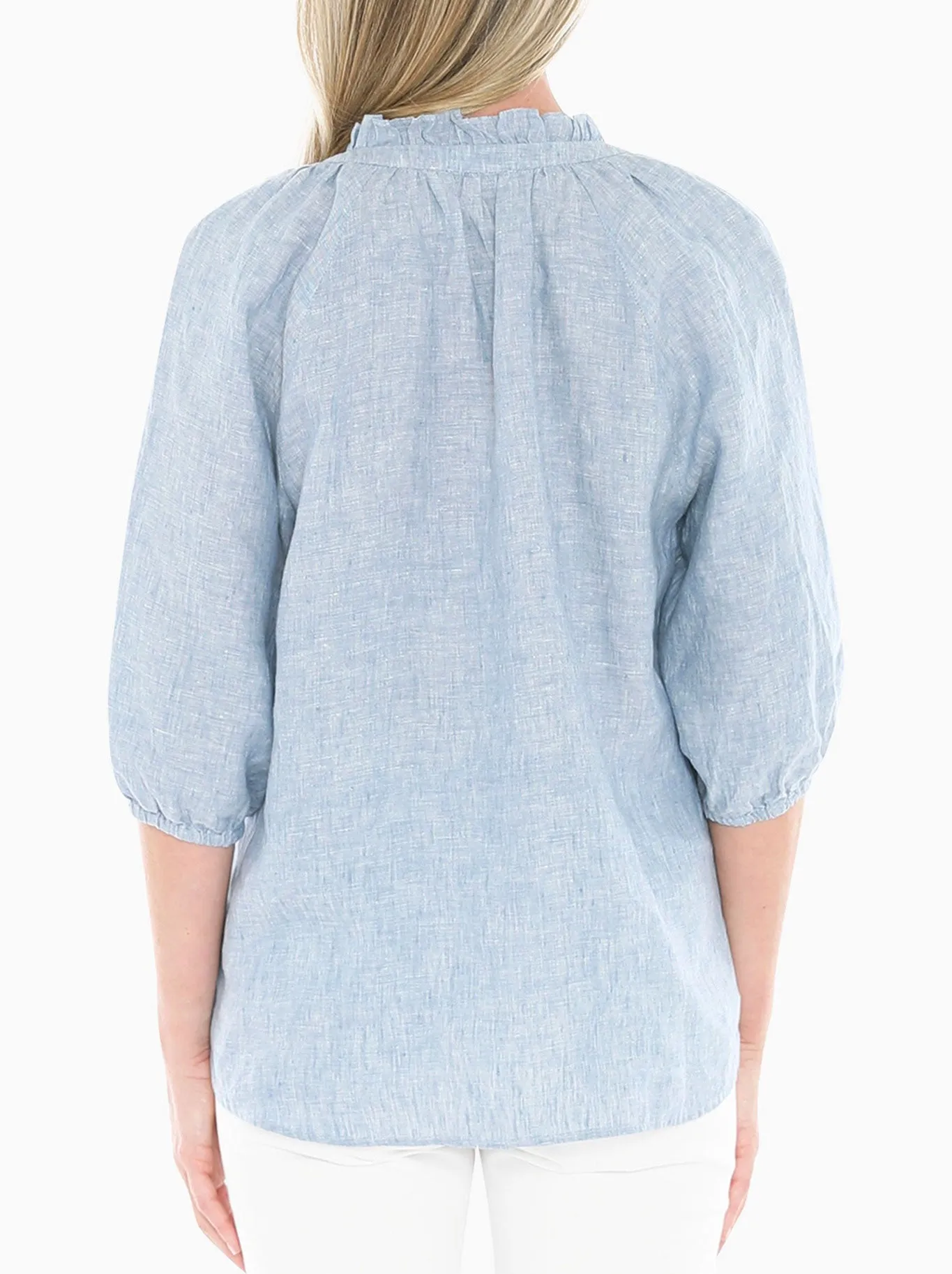 JUMP RUFFLE NECK TOP sold by Yeltuor product image thumbnail 3