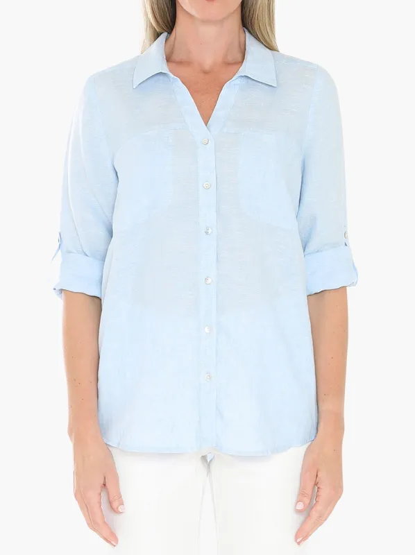 JUMP TWO POCKET LONG SLEEVE SHIRT sold by Yeltuor