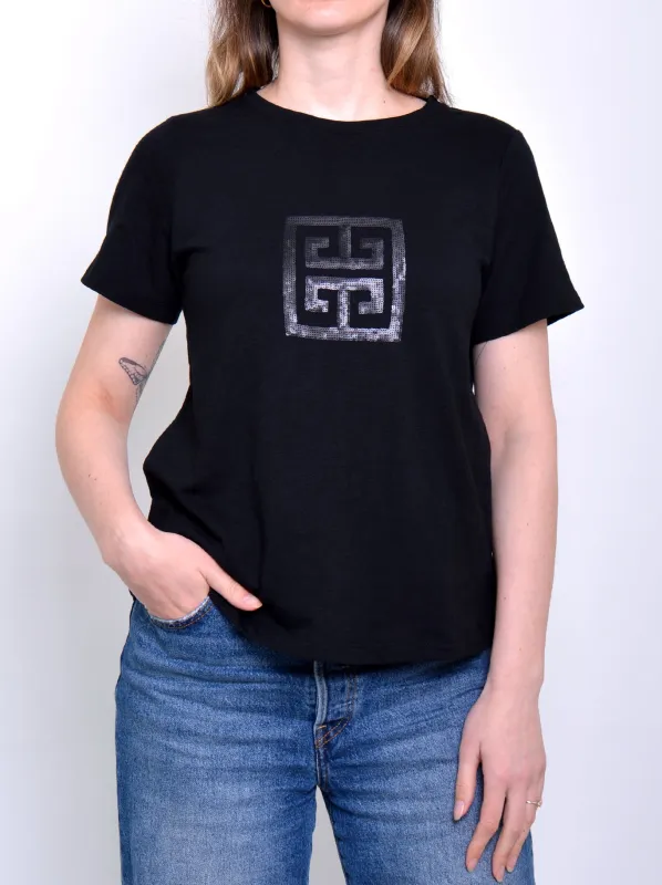 TWO-T'S SEQUIN SQUARE TEE sold by Yeltuor