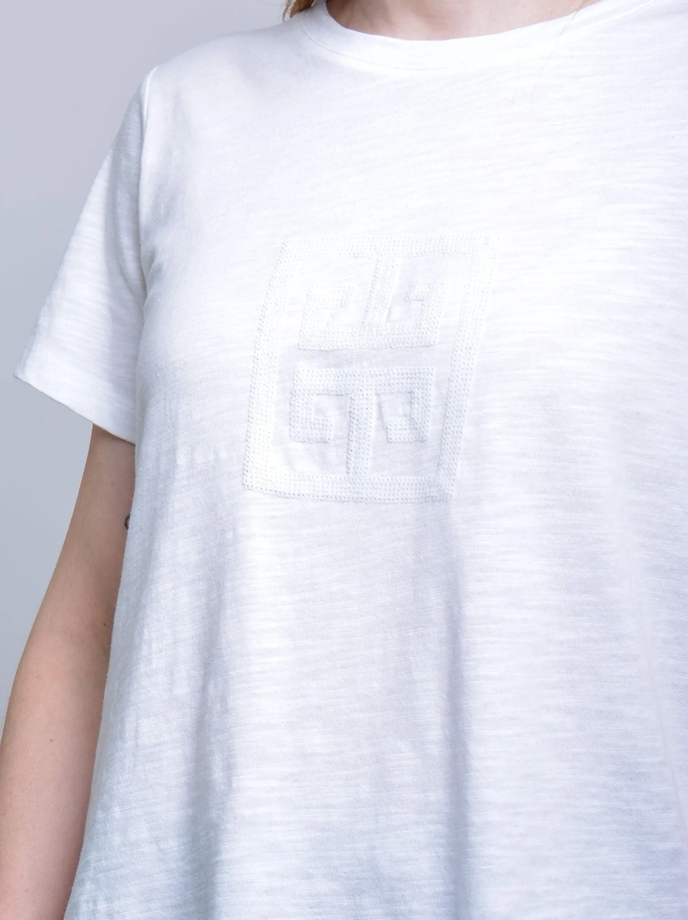 TWO-T'S SEQUIN SQUARE TEE sold by Yeltuor product image thumbnail 5