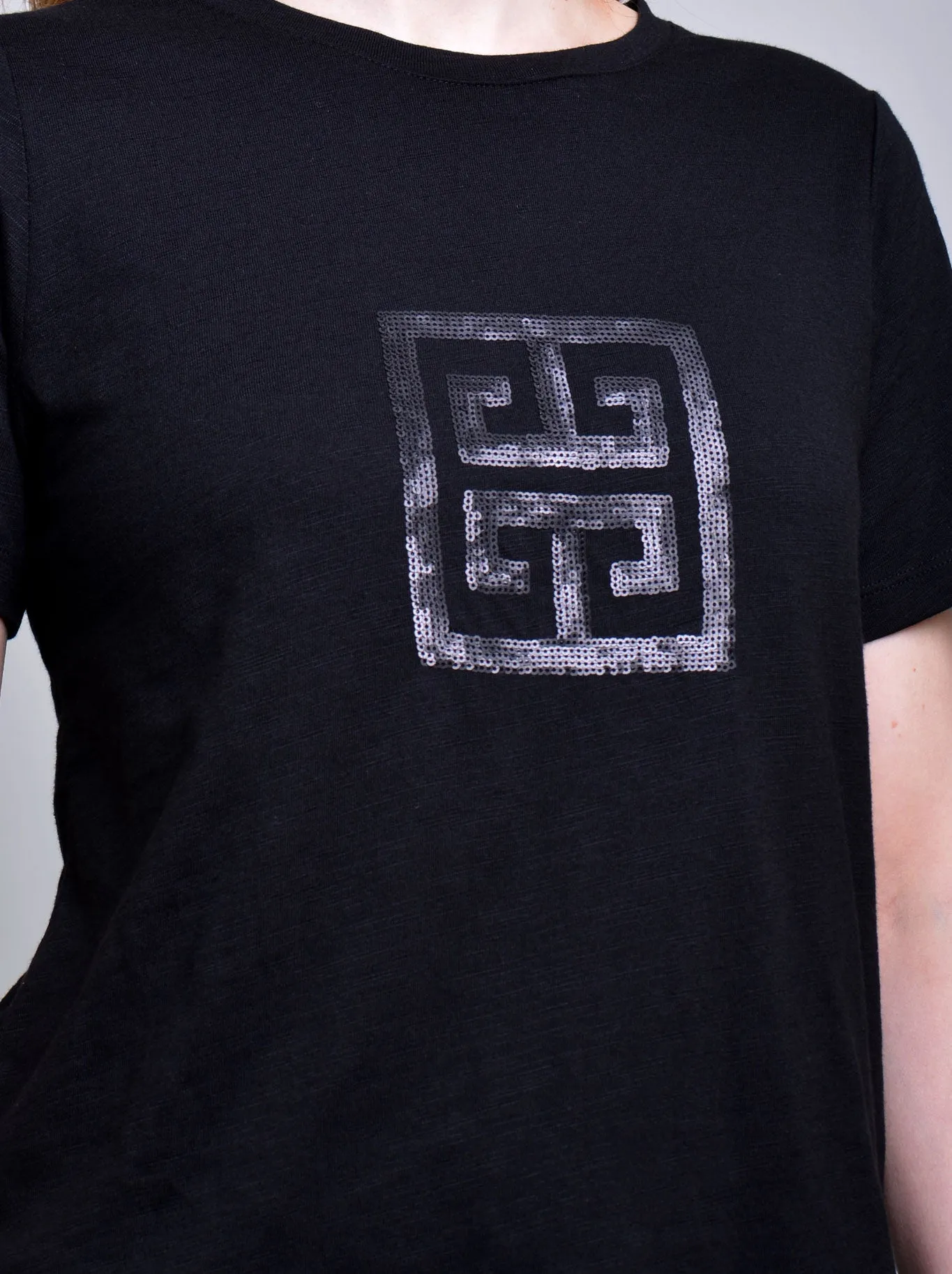 TWO-T'S SEQUIN SQUARE TEE sold by Yeltuor product image thumbnail 2