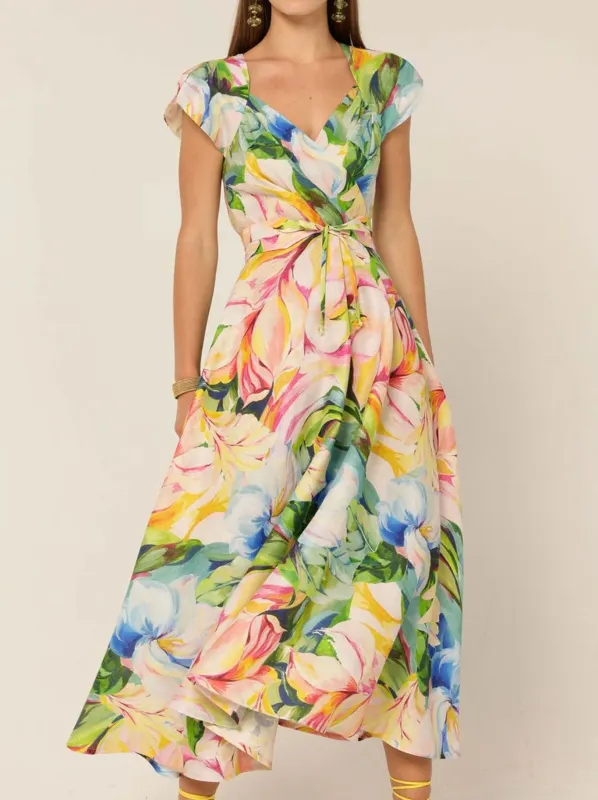 SACHA DRAKE DAHLIA MIDI DRESS sold by Yeltuor