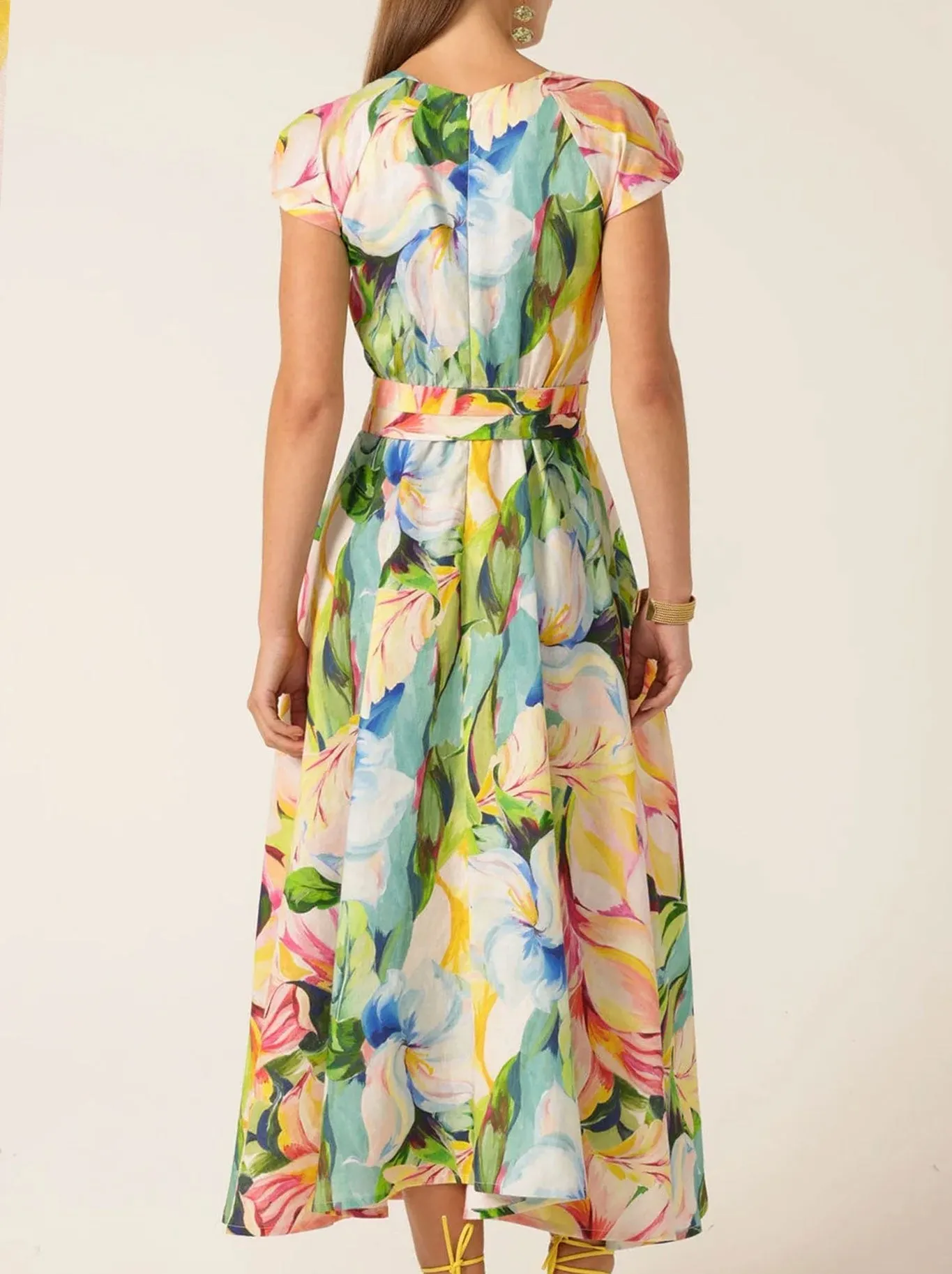 SACHA DRAKE DAHLIA MIDI DRESS sold by Yeltuor product image thumbnail 5