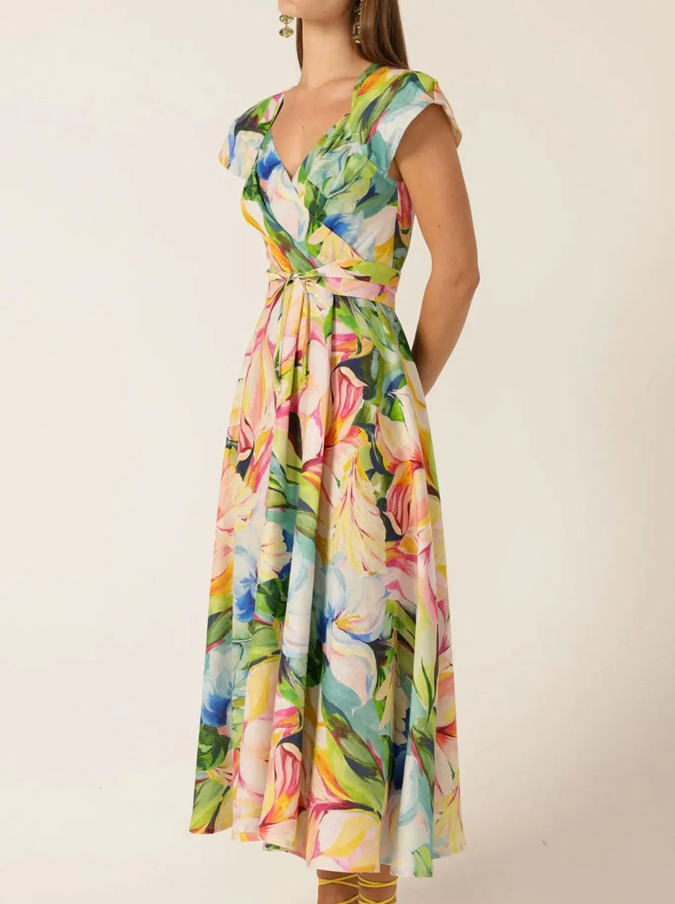 SACHA DRAKE DAHLIA MIDI DRESS sold by Yeltuor product image thumbnail 3