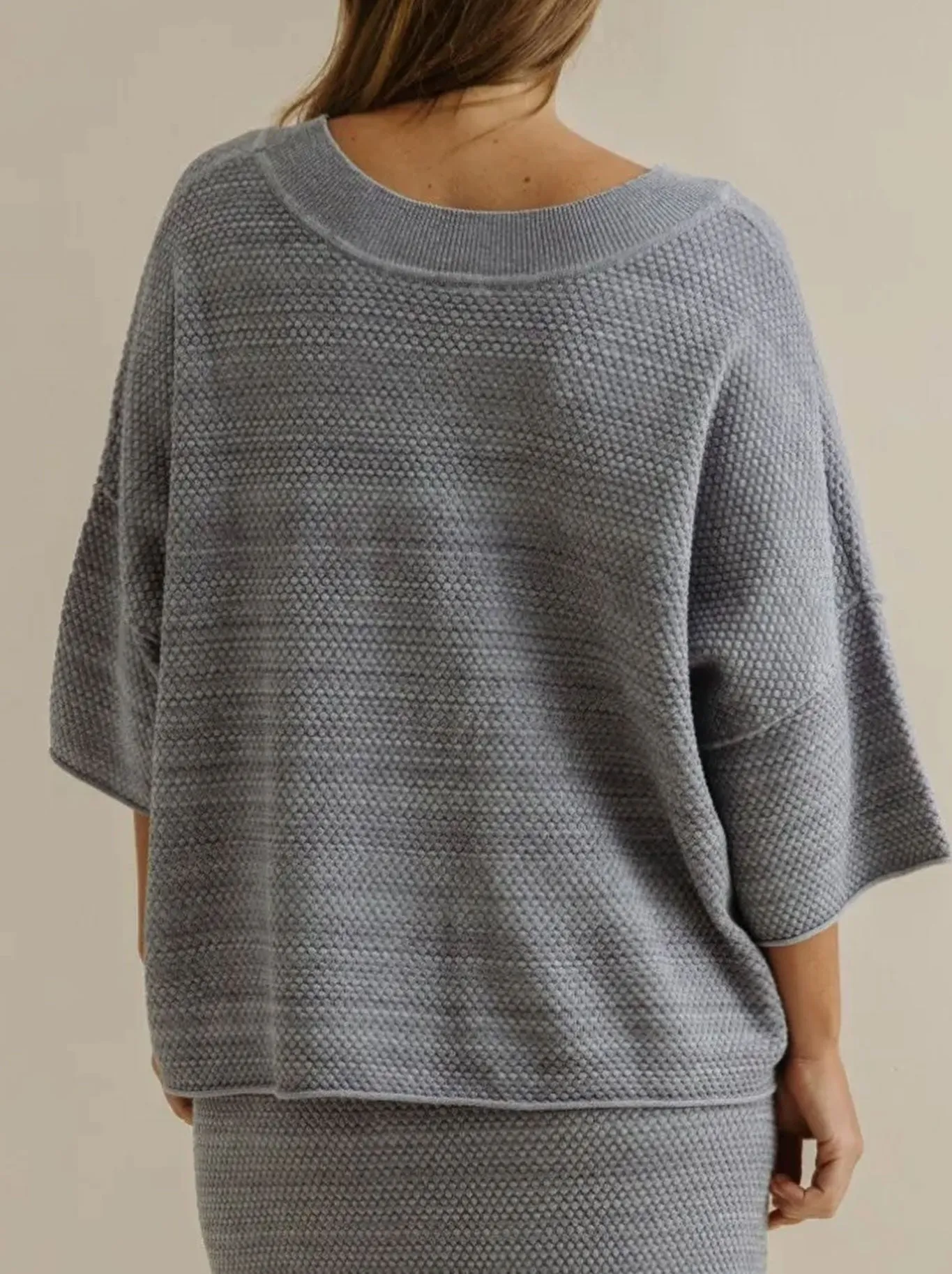 TALAMAYA CORAL KNITTED TEE PULLOVER sold by Yeltuor product image thumbnail 3