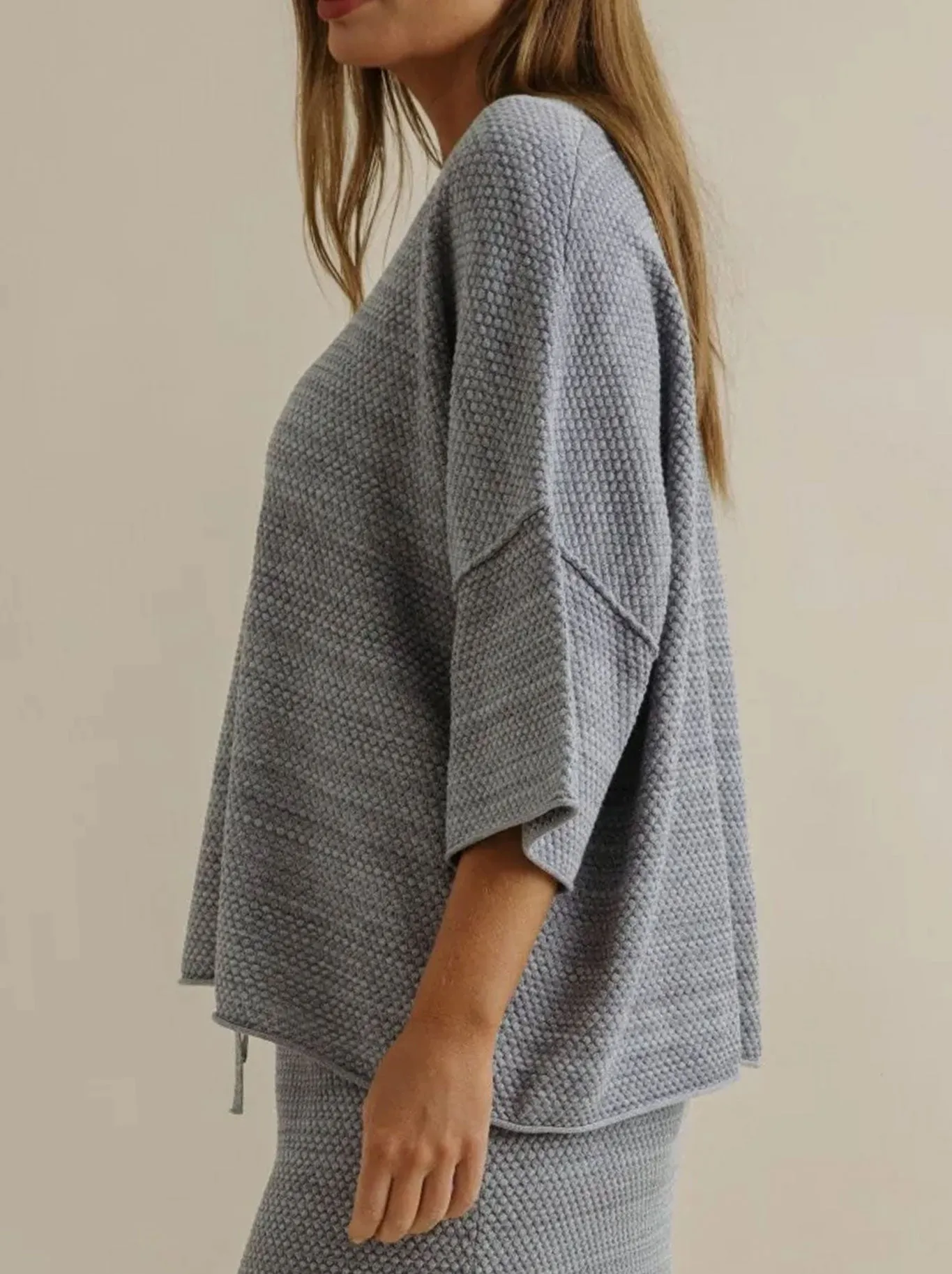 TALAMAYA CORAL KNITTED TEE PULLOVER sold by Yeltuor product image thumbnail 2