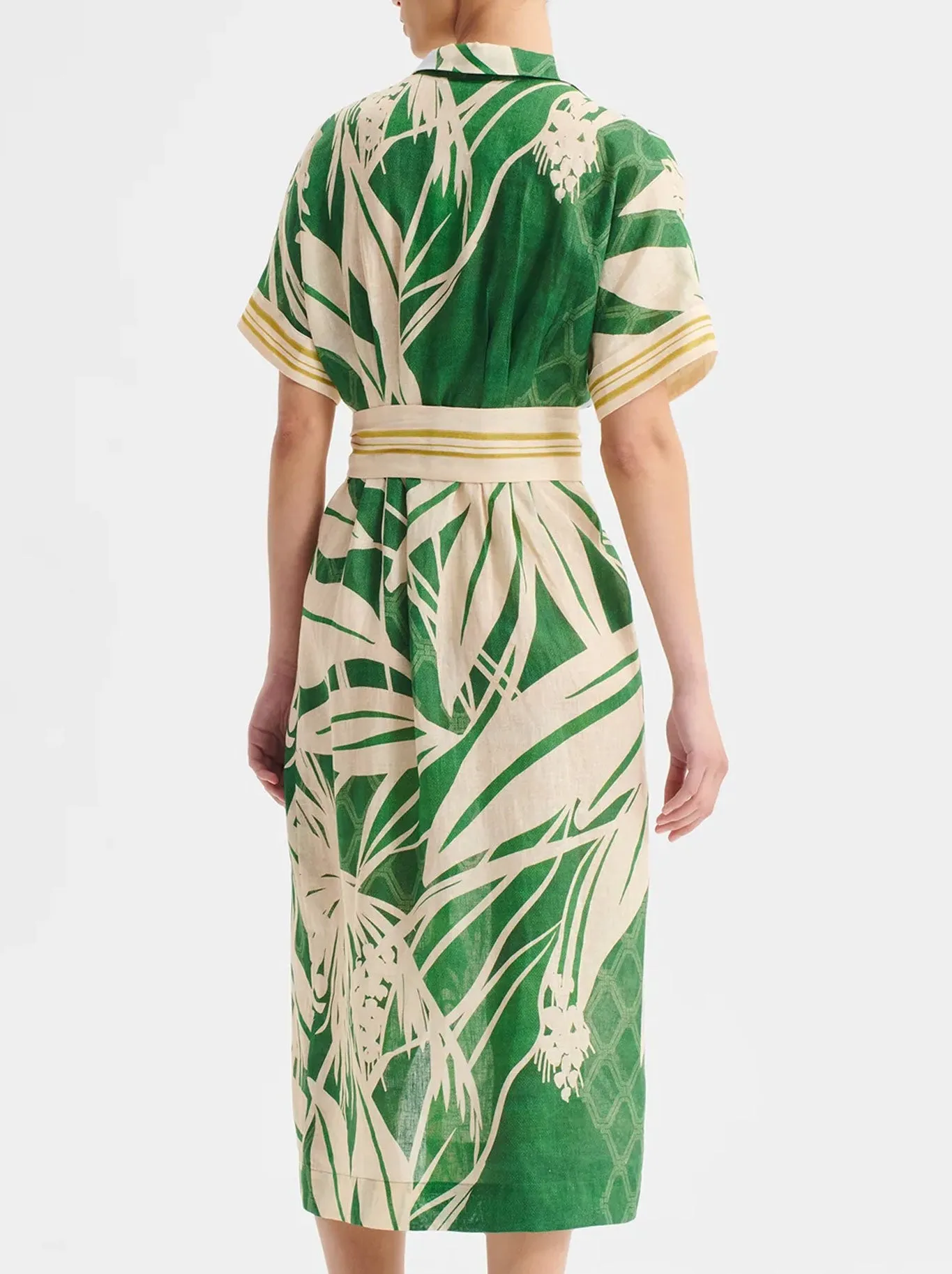 MORRISON SORRENTO LINEN SHIRT DRESS sold by Yeltuor product image thumbnail 4