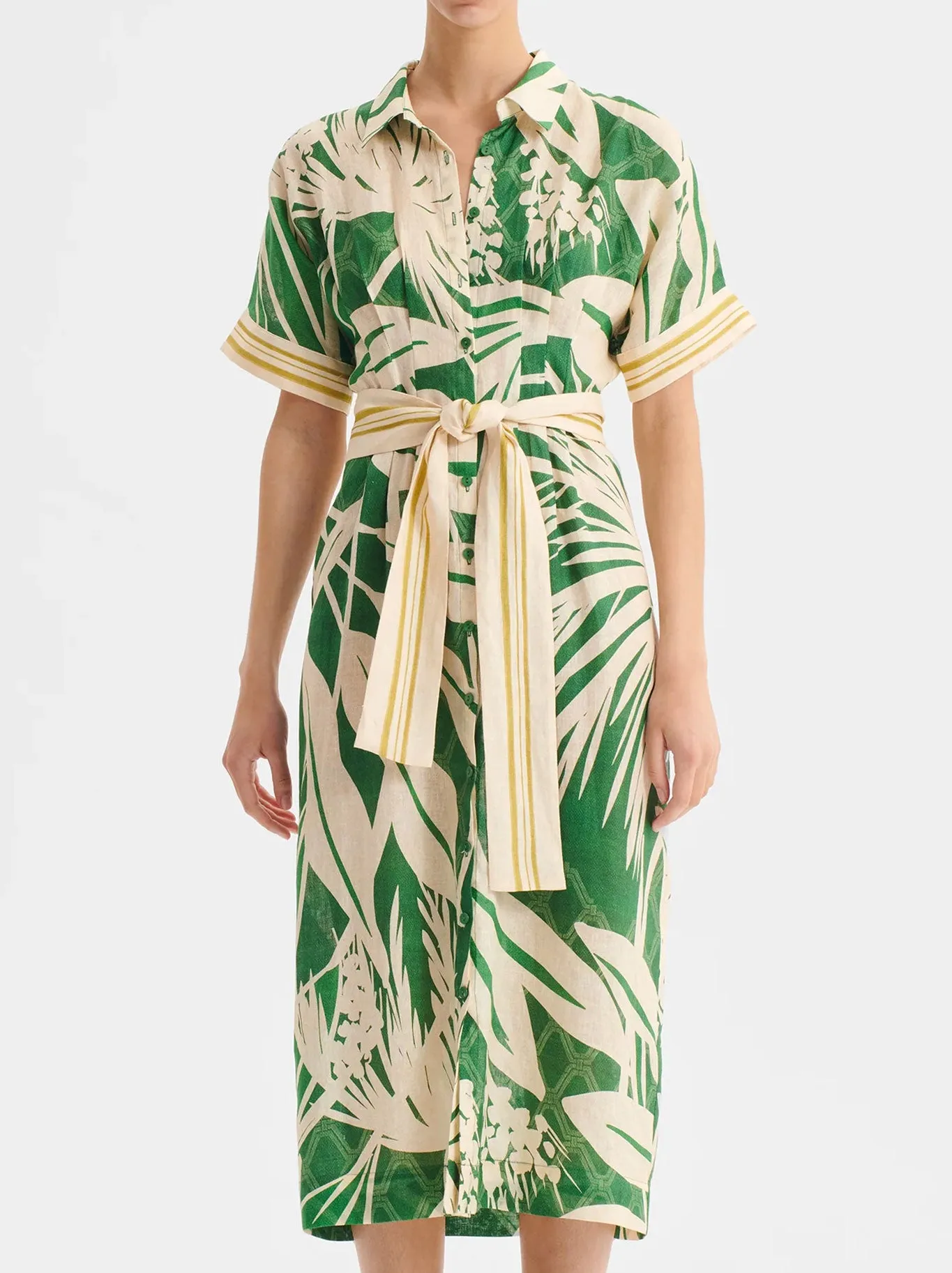 MORRISON SORRENTO LINEN SHIRT DRESS sold by Yeltuor