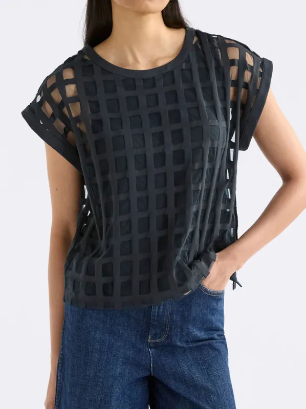 ELK GRID BURNOUT TOP sold by Yeltuor