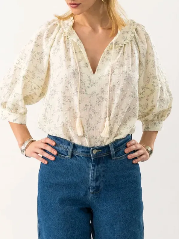 LOLLY'S LAUNDRY ALVI BLOUSE sold by Yeltuor