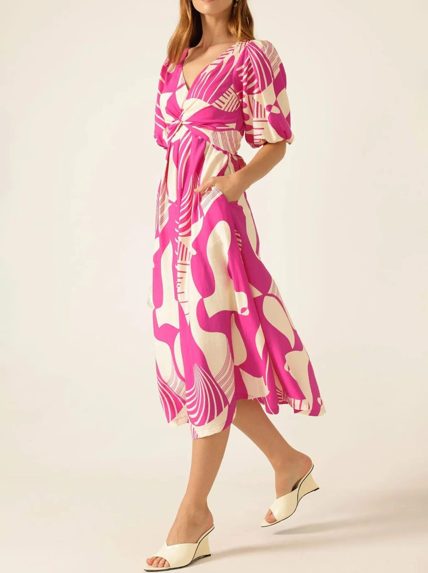 SACHA DRAKE PALOMA TWIST DRESS sold by Yeltuor product image thumbnail 2