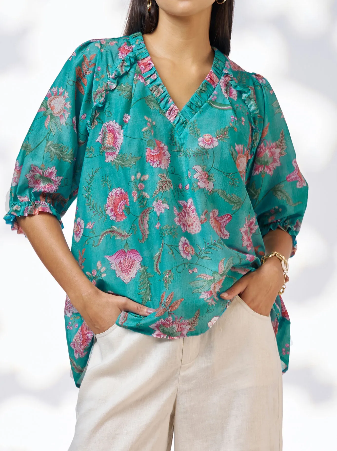 LOOBIE'S STORY ANAPHORA TOP sold by Yeltuor