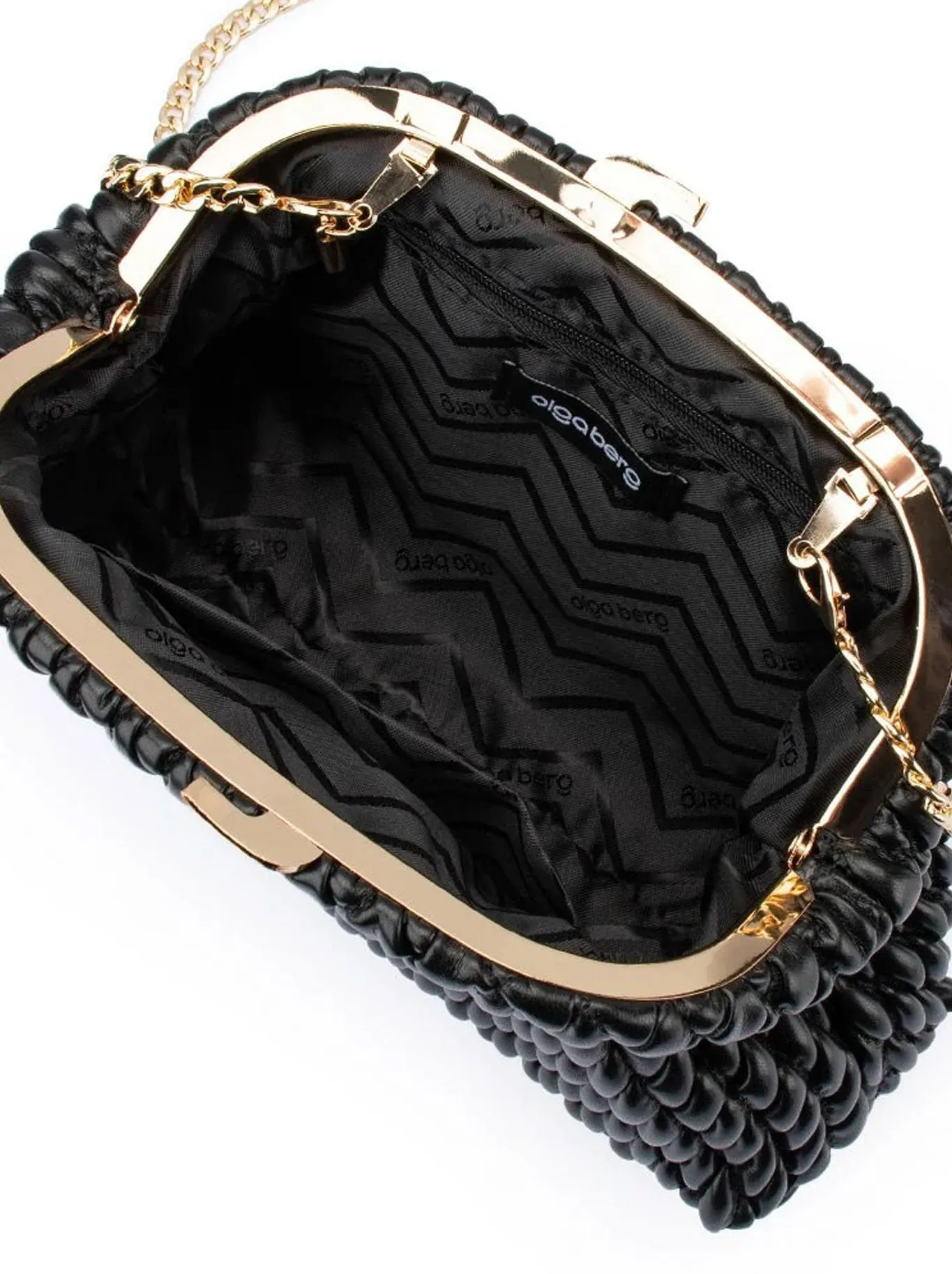 OLGA BERG PAIGE TEXTURED CLUTCH sold by Yeltuor product image thumbnail 5