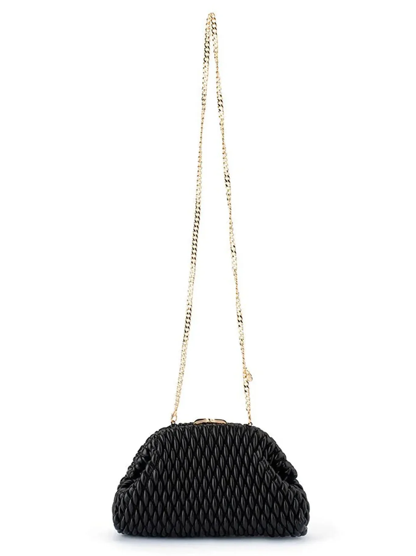 OLGA BERG PAIGE TEXTURED CLUTCH sold by Yeltuor product image thumbnail 3