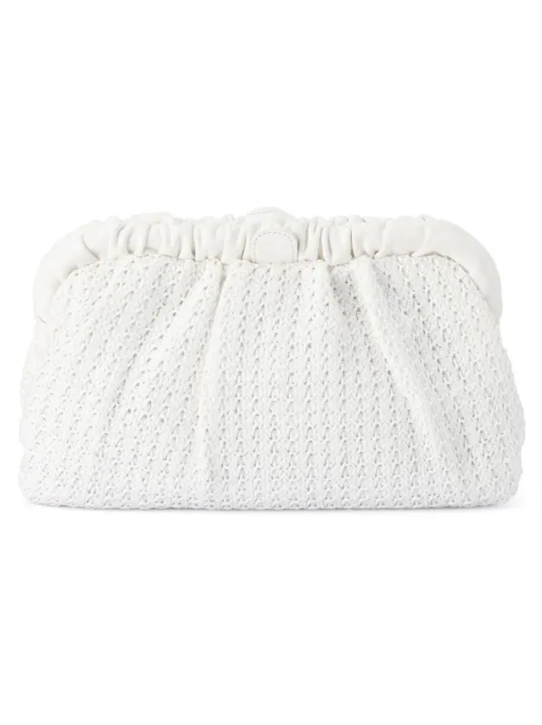 OLGA BERG AMALIA WOVEN CLUTCH sold by Yeltuor