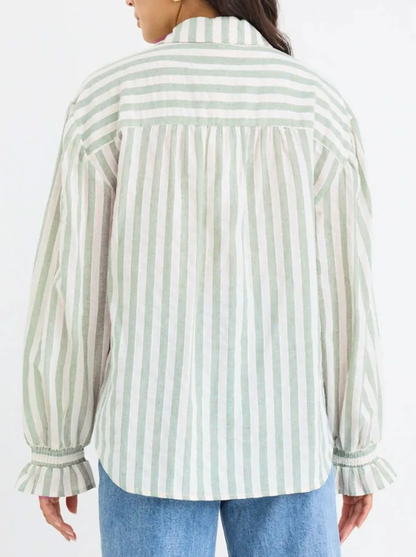 BY ROSA CONNECTION STRIPE SHIRT sold by Yeltuor product image thumbnail 3