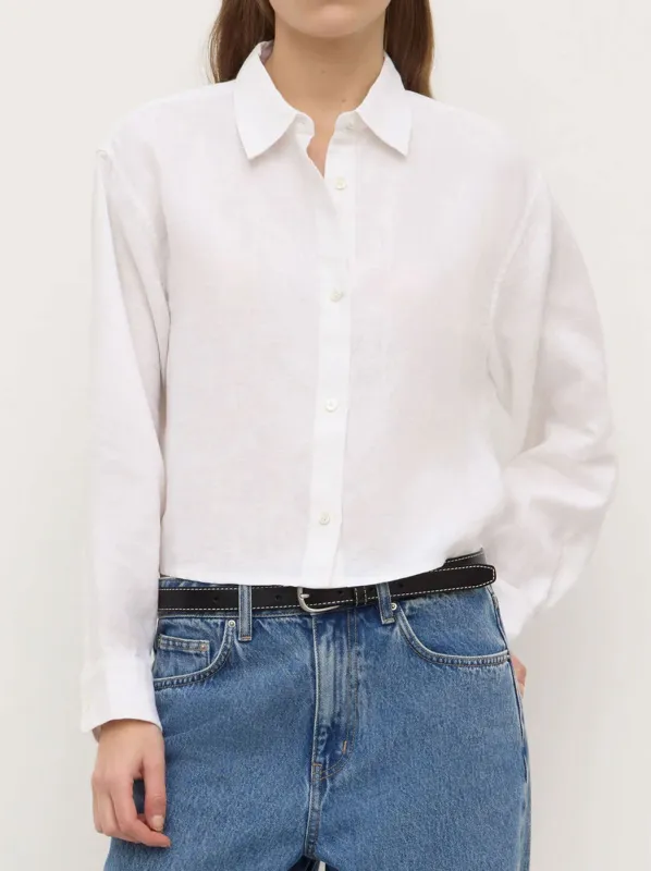 ASSEMBLY LABEL LILAH LINEN BOXY SHIRT sold by Yeltuor