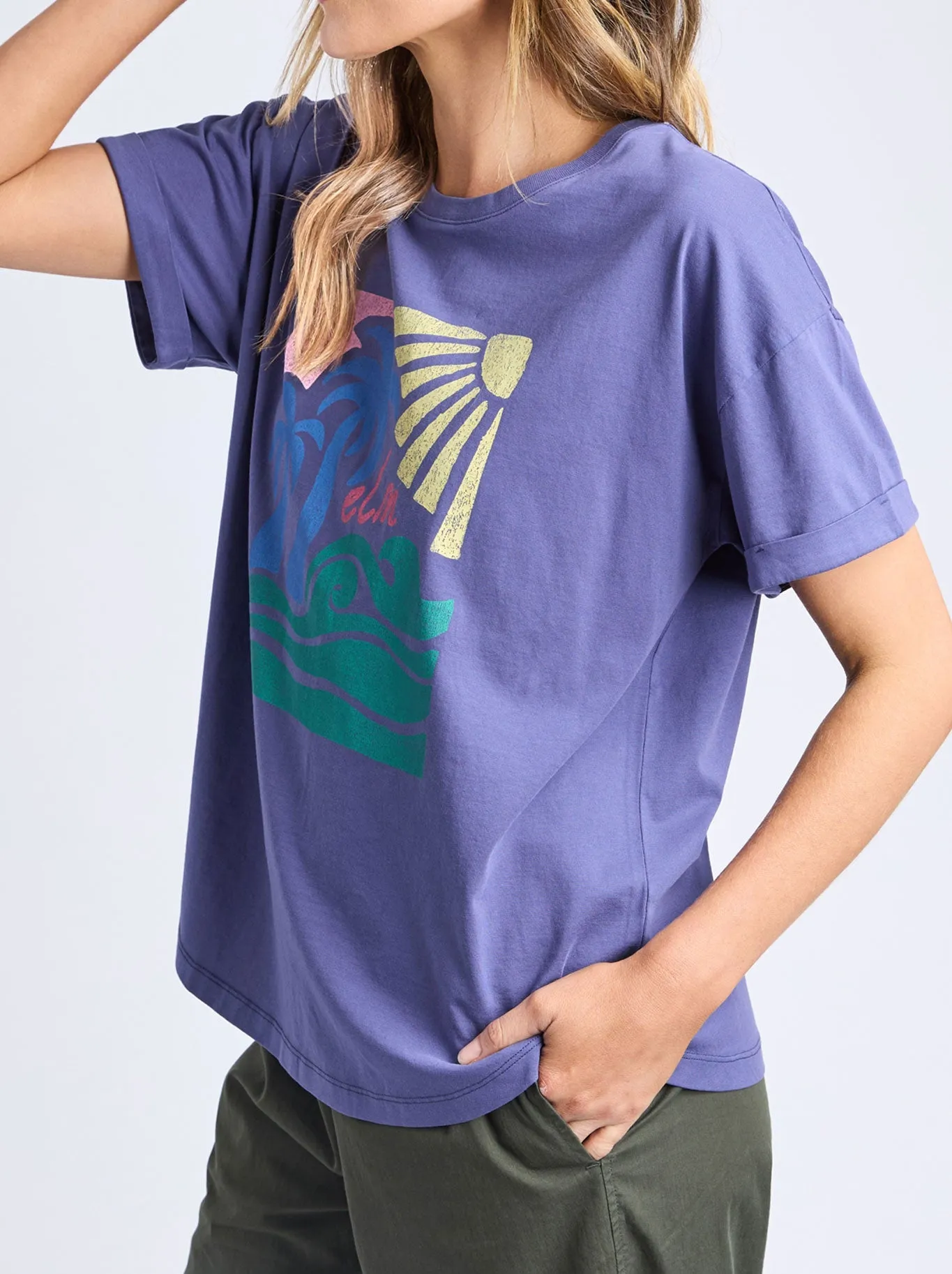 ELM TROPICAL NIGHTS TEE sold by Yeltuor product image thumbnail 2