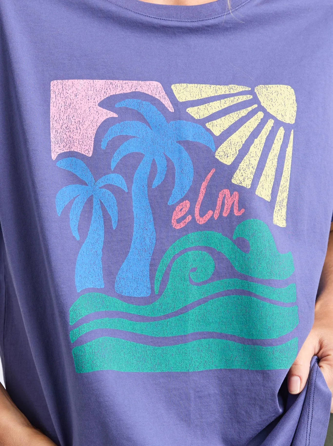 ELM TROPICAL NIGHTS TEE sold by Yeltuor product image thumbnail 3