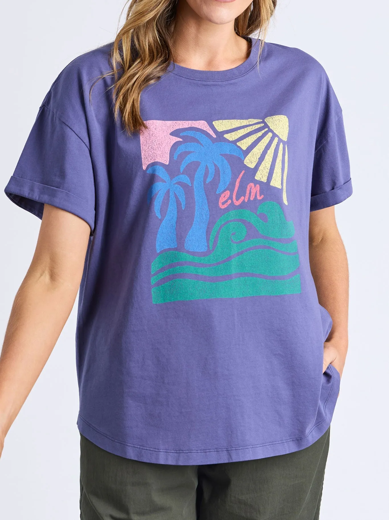 ELM TROPICAL NIGHTS TEE sold by Yeltuor