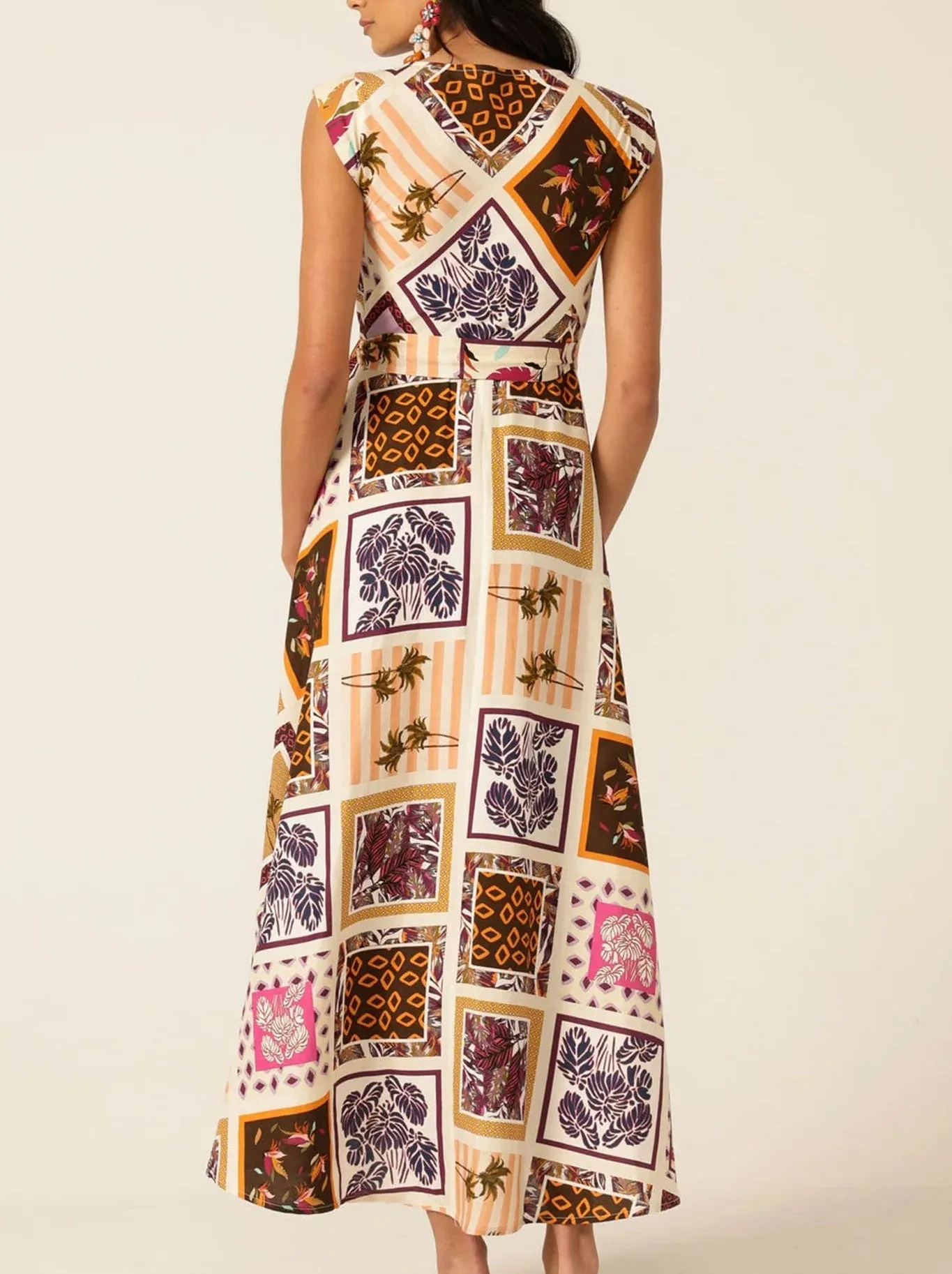 SACHA DRAKE SUNSET CHASE WRAP DRESS sold by Yeltuor product image thumbnail 4