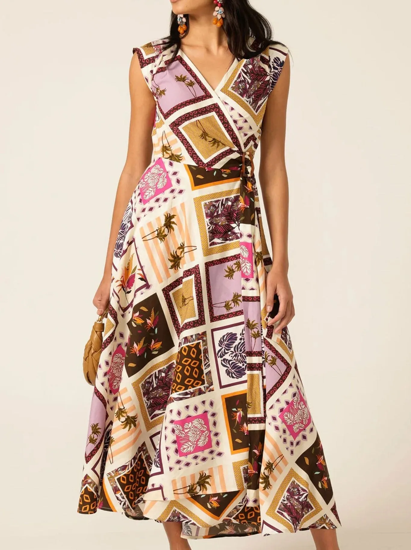 SACHA DRAKE SUNSET CHASE WRAP DRESS sold by Yeltuor