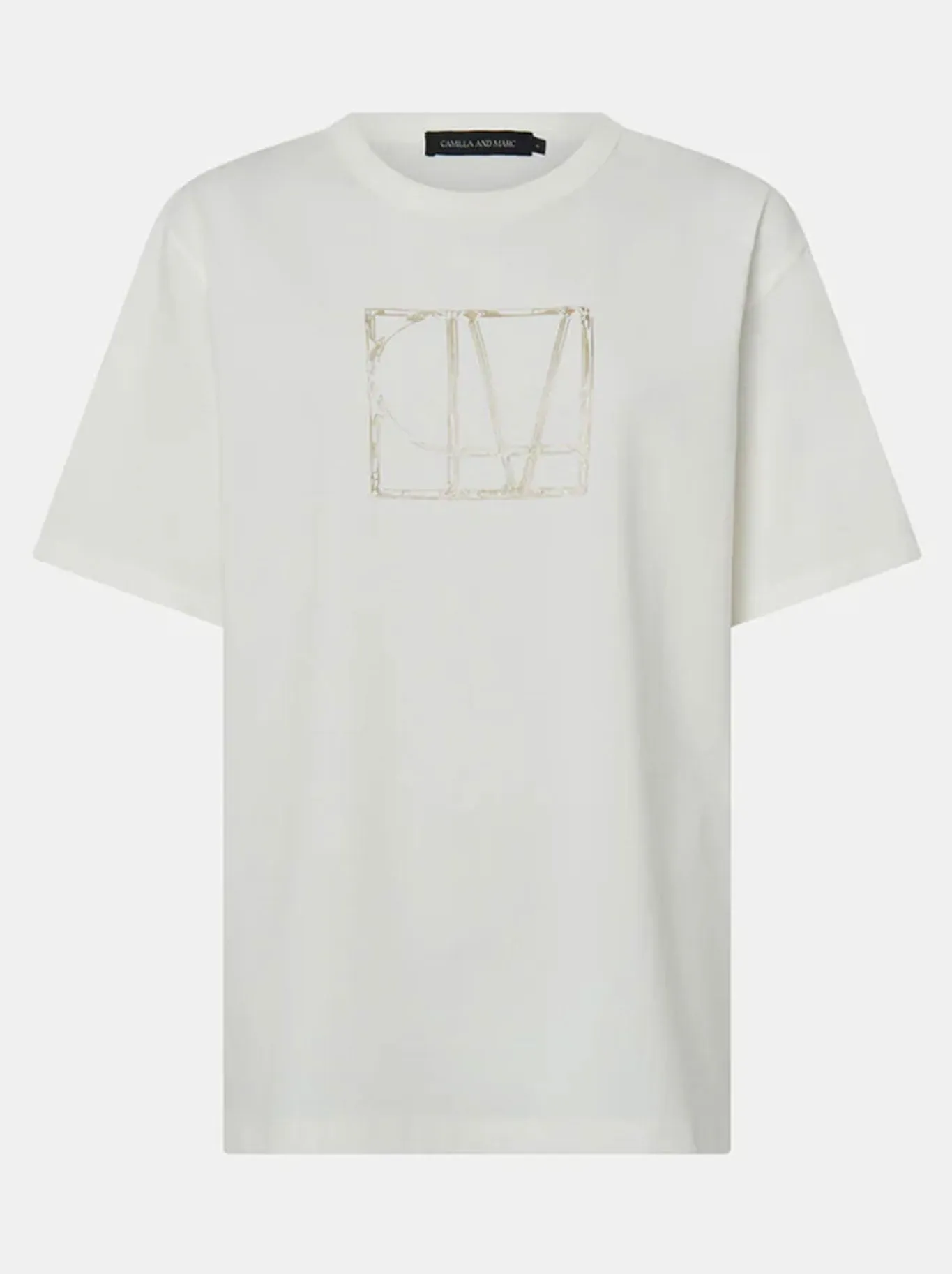 CAMILLA AND MARC PATINA FRONT MONOGRAM TEE sold by Yeltuor product image thumbnail 2