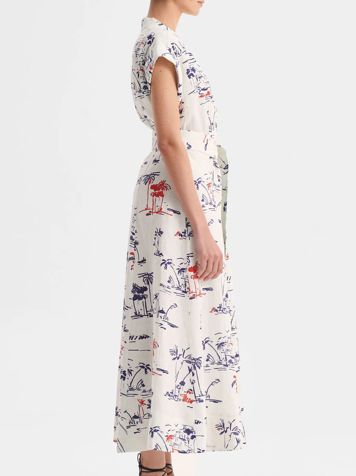 MORRISON CAPRI LINEN SHIRT DRESS sold by Yeltuor product image thumbnail 4