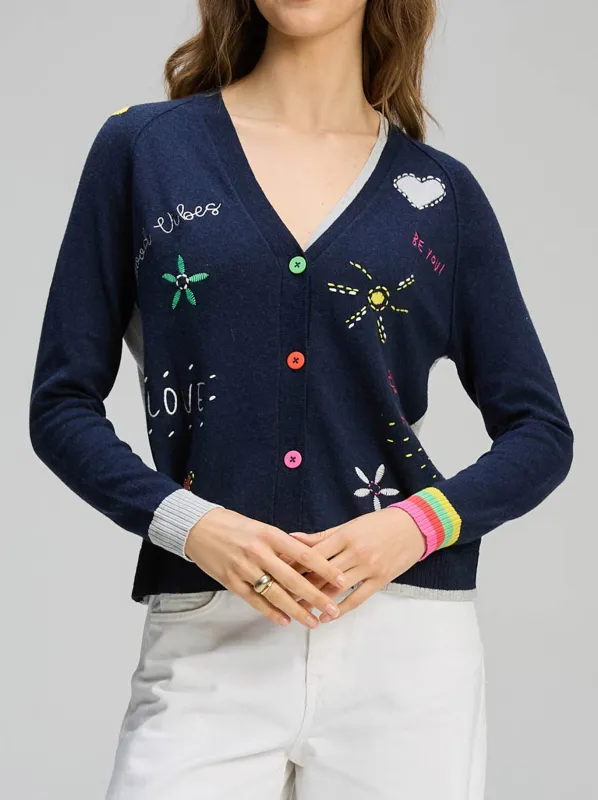 ZAKET & PLOVER GOOD ENERGY CARDI sold by Yeltuor