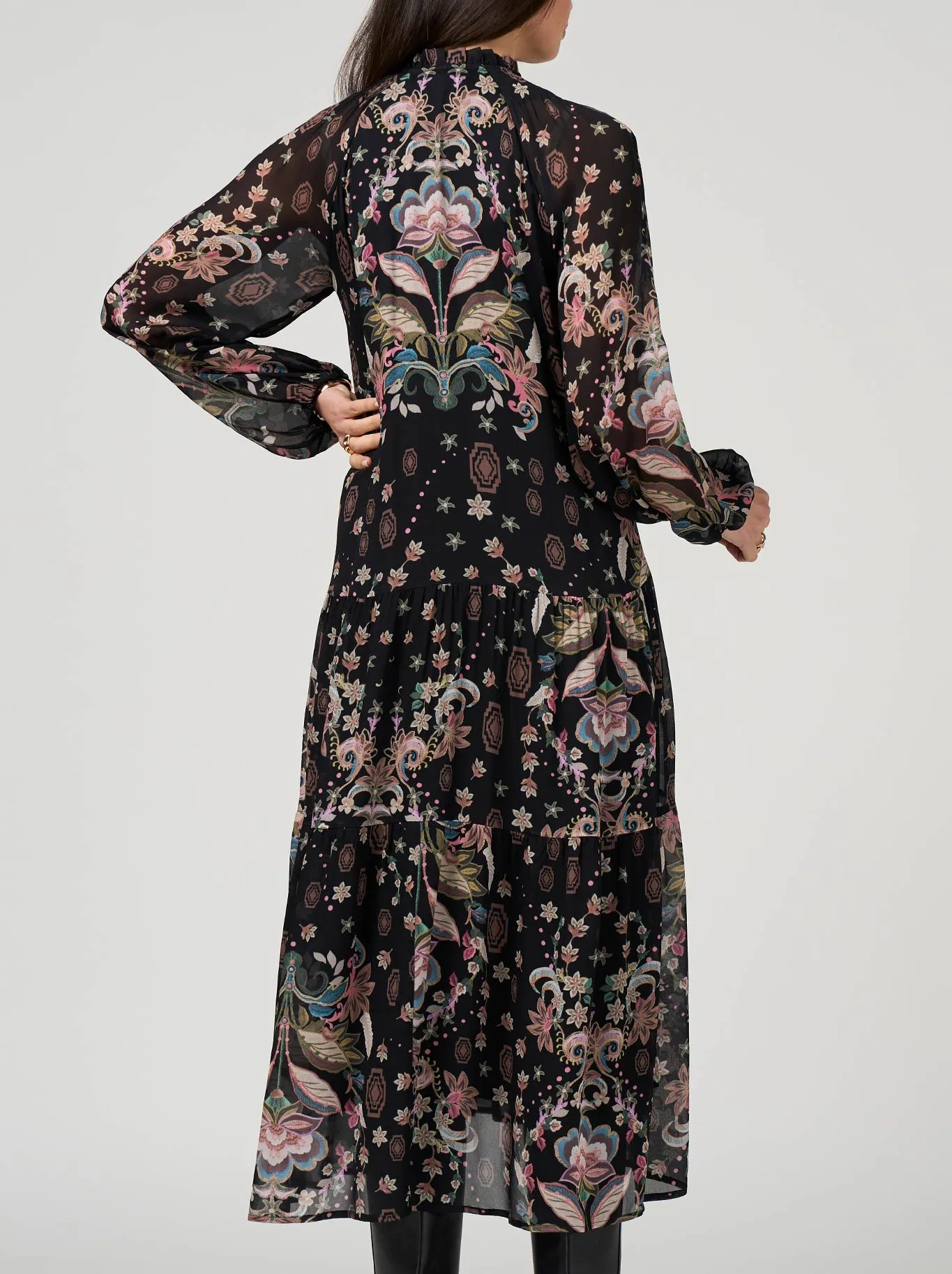 LOOBIE'S STORY ANTIONETTE MIDI DRESS sold by Yeltuor product image thumbnail 3