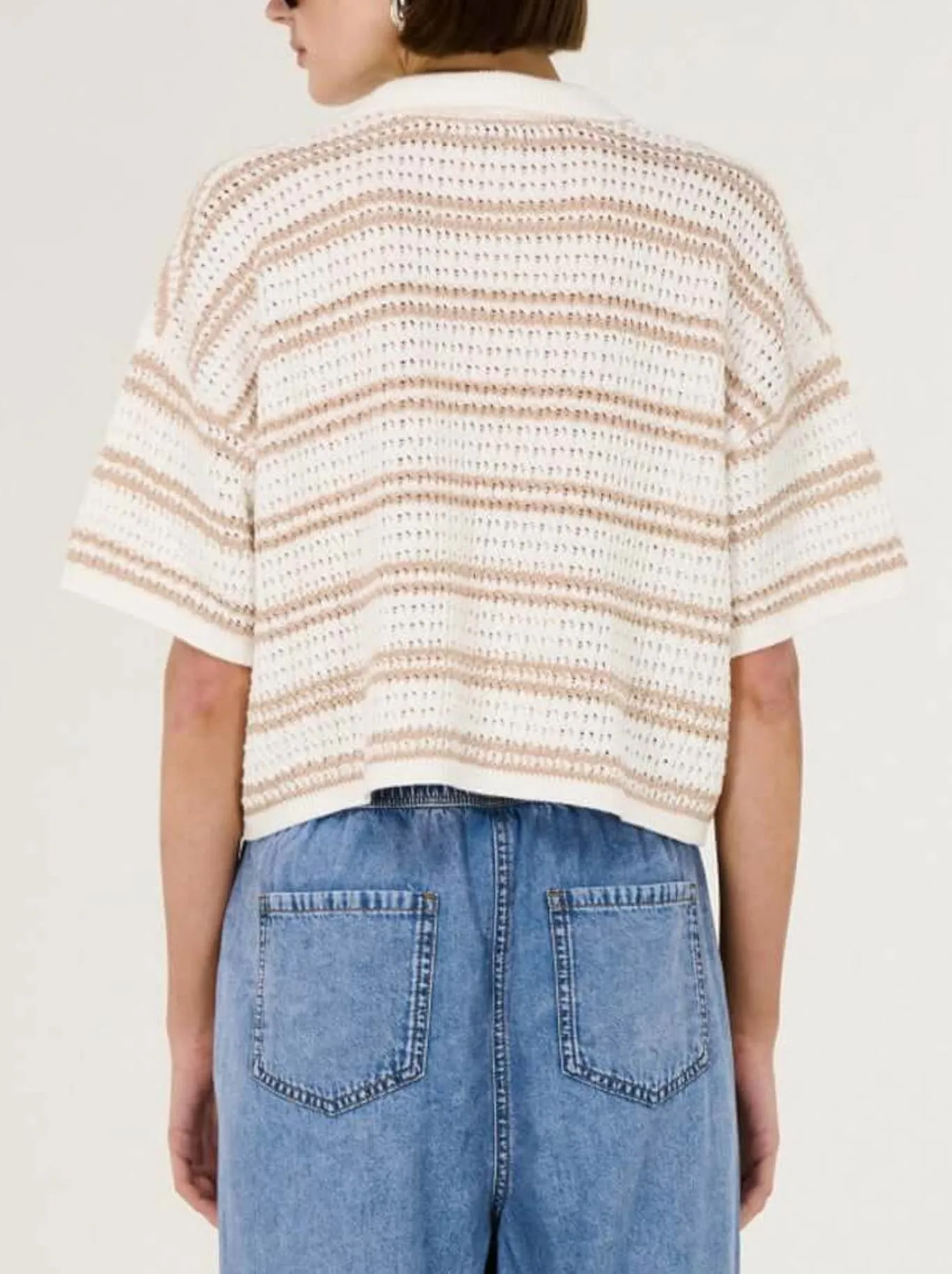 STAPLE THE LABEL EAMON KNIT POLO TEE sold by Yeltuor product image thumbnail 3