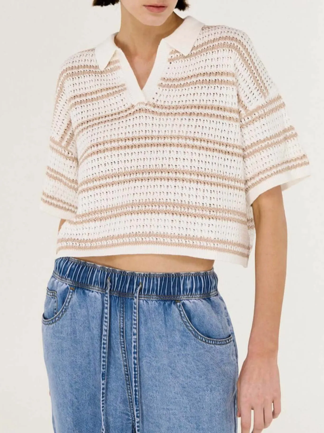 STAPLE THE LABEL EAMON KNIT POLO TEE sold by Yeltuor