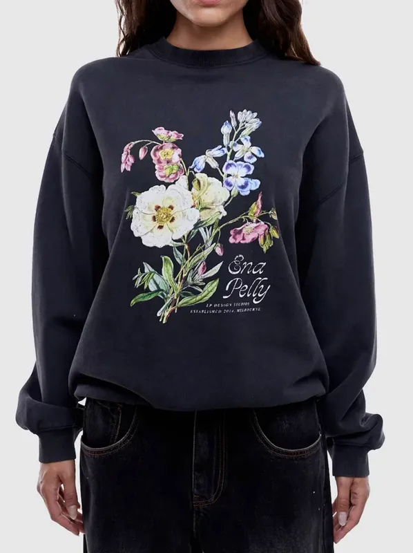 VINTAGE BOUQUET SWEATSHIRT made by Ena Pelly
