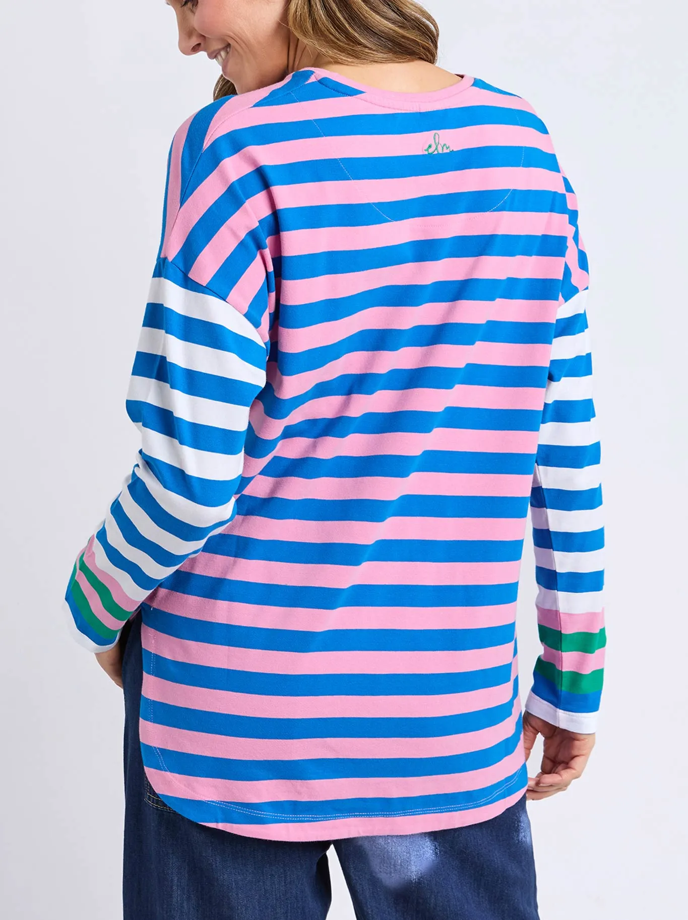 ELM TAFFY STRIPE LONG SLEEVE TEE sold by Yeltuor product image thumbnail 4